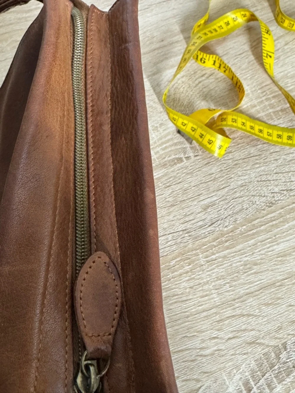 Fossil Vintage Brown Leather Crossbody Organizer Purse